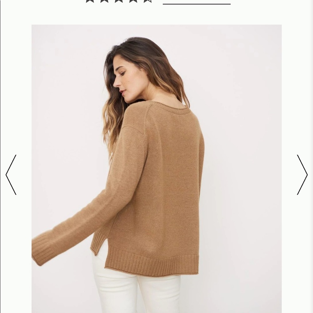 Jenni Kayne everyday sweater in camel